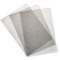 Los mejores  - TIMESETL 3pcs Malla de Alambre Malla Tejido 30x21cm Malla de Acero Inoxidable- Malla de Alambre con Mosquitera de Malla…